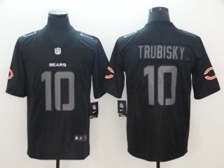 Chicago Bears #10 Mitch Trubisky Impact Vapor Untouchable Limited Jersey Black