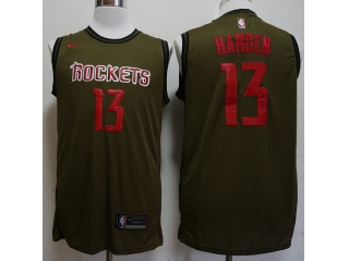 Nike Houston Rockets #13 James Harden Green Jersey