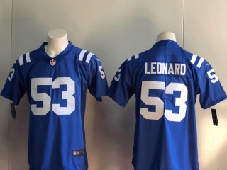 Indianapolis Colts 53 Darius Leonard Vapor Limited Football Jersey Blue