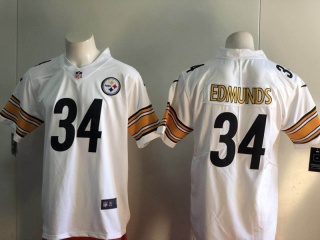 Pittsburgh Steelers #34 Terrell Edmunds Vapor Limited Football Jersey White