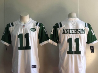 New York Jets 11 Robby Anderson Vapor Limited Football Jersey White