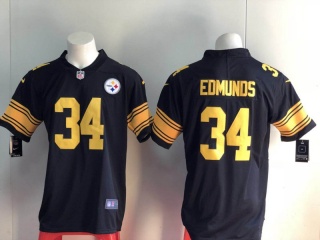 Pittsburgh Steelers 34 Terrell Edmunds Color Limited Football Jersey Black