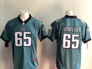 Philadelphia Eagles 65 Lane Johnson Vapor Limited Football Jersey Green