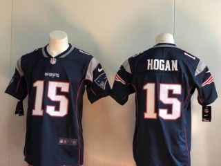 New England Patriots 15 Chris Hogan Vapor Limited Football Jersey Blue
