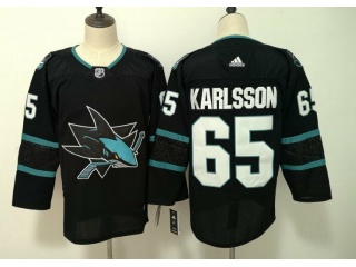 Adidas San Jose Sharks #65 Erik Karlsson Hockey Jersey Black