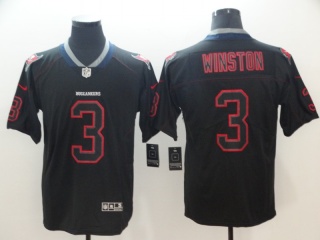 Tampa Bay Buccaneers #3 Jameis Winston Lights Out Vapor Limited Jersey Black