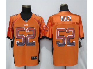 Chicago Bears 52 Khalil Mack Drift Elite Football Jersey Orange