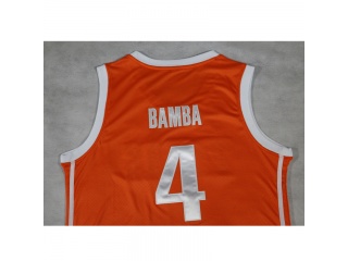 NCAA Texas Longhorns 4 Mohamed Bamba Basketball Jersey Orange