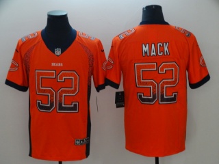 Chicago Bears 52 Khalil Mack Drift Vapor Limited Football Jersey Orange