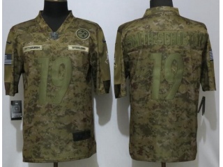 Pittsburgh Steelers #19 JuJu Smith-Schuster Salute to Service Limited Jersey Camo