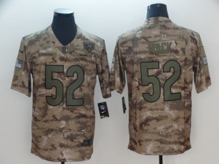 Chicago Bears #52 Khalil Mack Salute to Service Limited Jersey Camo