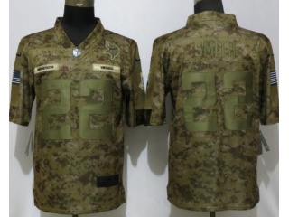 Minnesota Vikings #22 Harrison Smith Salute to Service Limited Jersey Camo