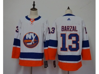 Adidas New York Islanders 13 Mathew Barzal Hockey Jersey White