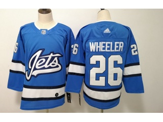 Adidas Winnipeg Jets #26 Blake Wheeler New Style Hockey Jeresey Blue