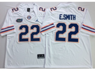 Florida Gators #22 Emmitt Smith Jersey White