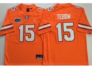 Florida Gators #15 Tim Tebow Jersey Orange