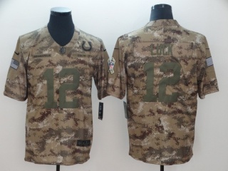 Indianapolis Colts 12 Andrew Luck Nike Salute to Service Limited Jersey Camo