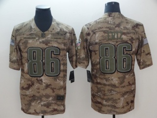 Philadelphia Eagles 86 Zach Ertz Nike Salute to Service Limited Jersey Camo