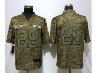 Kansas City Chiefs 29 Eric Berry Nike Salute to Service Limited Jersey Camo
