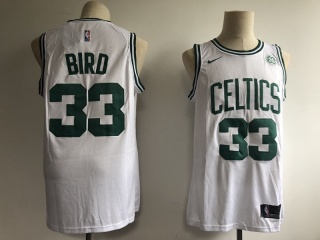 Nike Boston Celtics 33 Larry Bird Basketball Jersey White