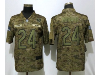 Chicago Bears 24 Jordan Howard Nike Salute to Service Limited Jersey Camo