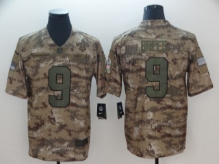 New Orleans Saints #9 Drew Brees Salute to Service Vapor Limited Jersey Camo