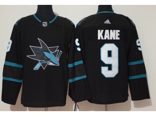 Adidas San Jose Sharks Jerseys #9 Evander Kane Hockey Jersey Black