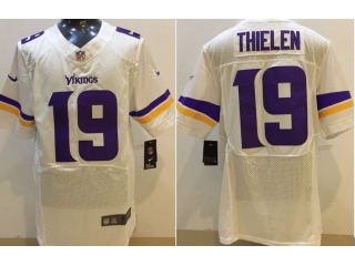 Minnesota Vikings 19 Adam Thielen Elite Football Jersey White