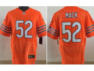 Chicago Bears 52 Khalil Mack Elite Football Jersey Orange