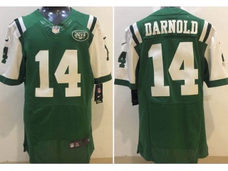 New York Jets 14 Sam Darnold Elite Football Jersey Green