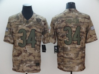 Chicago Bears 34 Walter Payton Nike Camo Salute to Service Limited Jersey