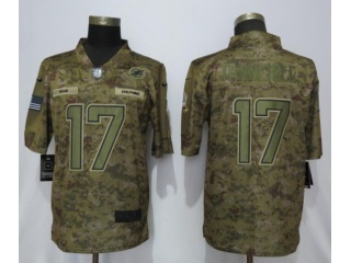 Miami Dolphins 17 Ryan Tannehill Salute to Servie Limited Jersey Nike Camo