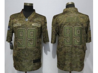 Los Angeles Chargers #99 Joey Bosa Salute to Servie Limited Jersey Nike Camo