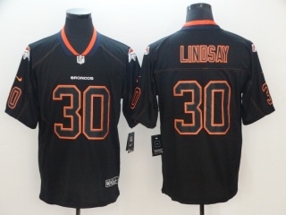 Denver Broncos 30 Phillip Lindsay Lights Out Vapor Untouchable Limited Jersey Black