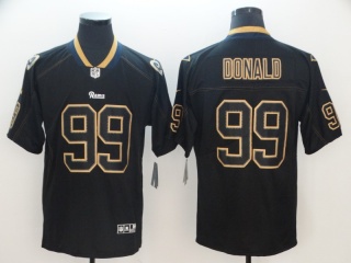 Los Angeles Rams 99 Aaron Donald Lights Out Vapor Untouchable Limited Jersey Black