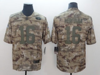 San Francisco 49ers 16 Joe Montana 2018 Camo Salute to Service Limited Jersey