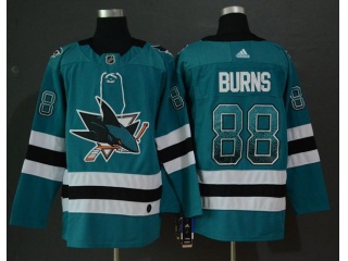 Adidas San Jose Sharks #88 Brent Burns Drift Fashion Hockey Jersey Green