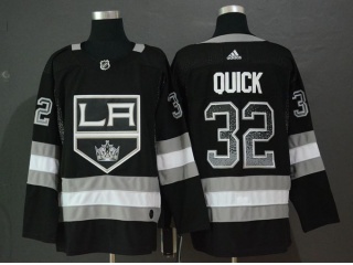 Adidas Los Angeles Kings #32 Jonathan Quick Drift Fashion Hockey Jersey Black