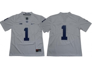 Penn State Nittany Lions #1 Football Jersey White