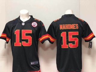 Kansas City Chiefs #15 Patrick Mahomes Vapor Untouchable Limited Jersey Black