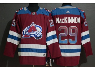 Adidas Colorado Avalanche #29 Nathan MacKinnon Drift Fashion Jersey Red