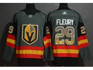 Adidas Vegas Golden Knights #29 Marc-Andre Fleury Drift Fashion Jersey Gray