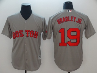 Boston Red Sox #19 Jackie Bradley Jr.Cool Base Jersey Grey