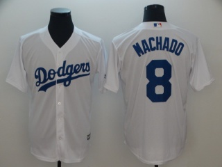 Los Angeles Dodgers #8 Manny Machado Cool Base Jersey White
