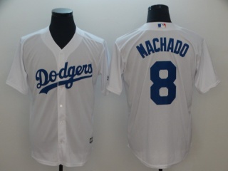 Los Angeles Dodgers #8 Manny Machado Cool Base Jersey White