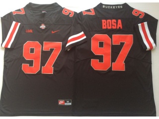 Ohio State Buckeyes #97 Nick Bosa Limited College Football Jersey Black