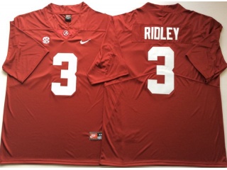 Alabama Crimson #3 Calvin Ridley Limited Jerseys Red