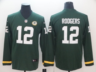 Green Bay Packers #12 Aaron Rodgers Long Sleeves Vapor Untouchable Limited Jersey