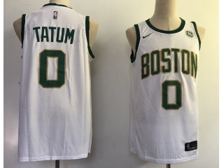 Boston Celtics #0 Jayson Tatum City Jersey White