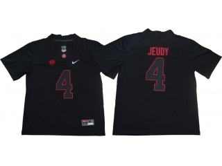 Alabama Crimson Tide #4 Jerry Jeudy Lights Out Limited Jersey Black